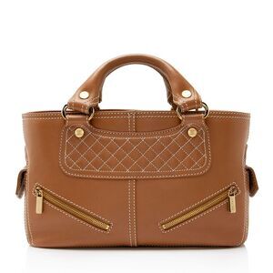 Celine Vintage Leather Biker Boogie Bag